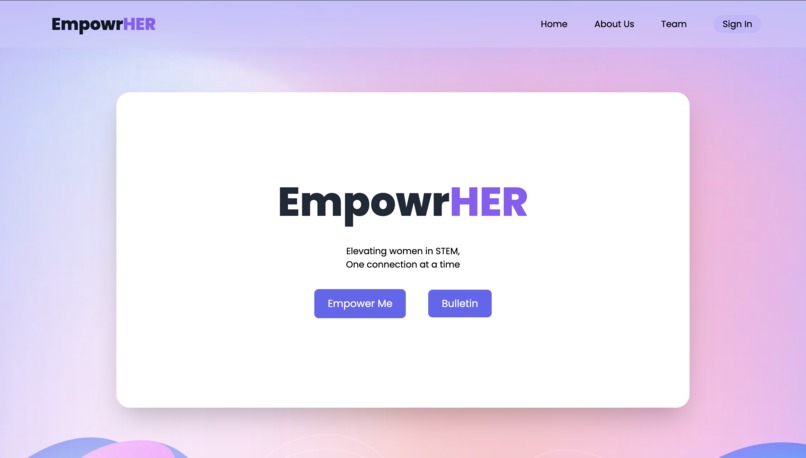 EmpowrHER – screenshot 1