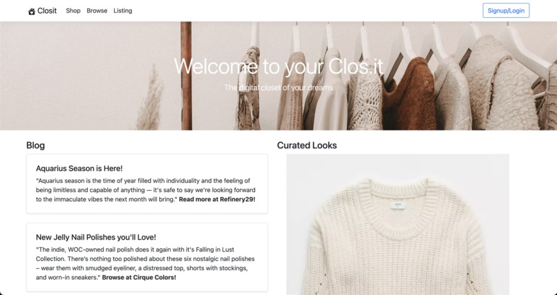 Clos.it – screenshot 1