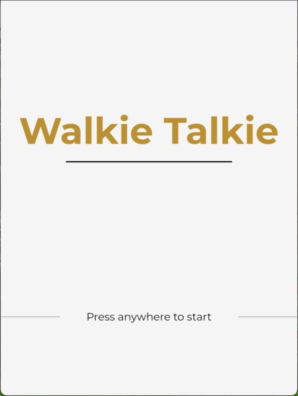 Walkie Talkie – screenshot 1