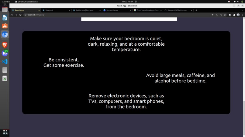 Better-me – screenshot 2