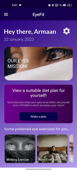 EyeFit – screenshot 2