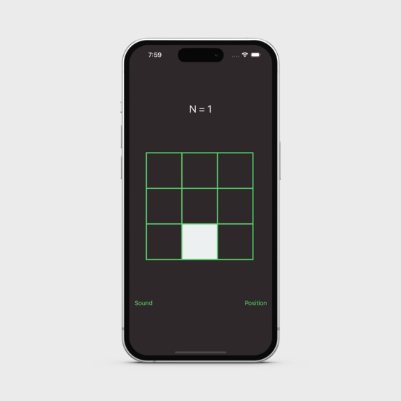 DualNBack – screenshot 2