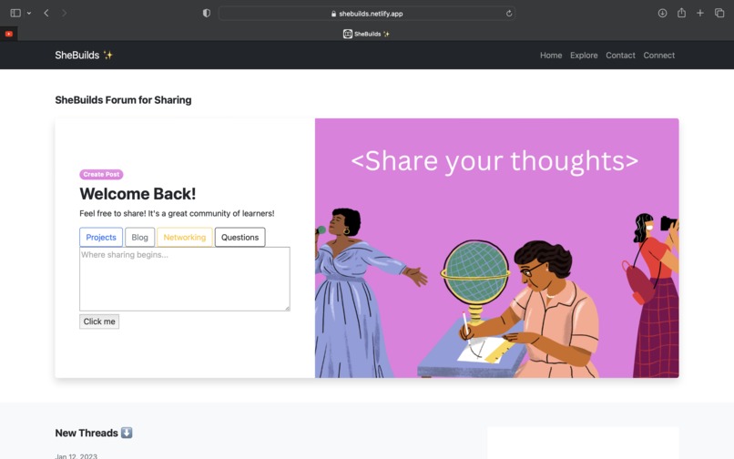 SheBuilds – screenshot 6