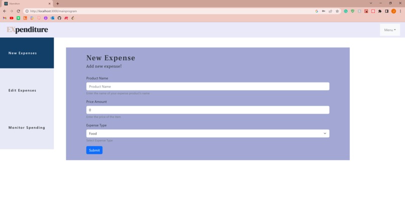 EXpenditure – screenshot 4
