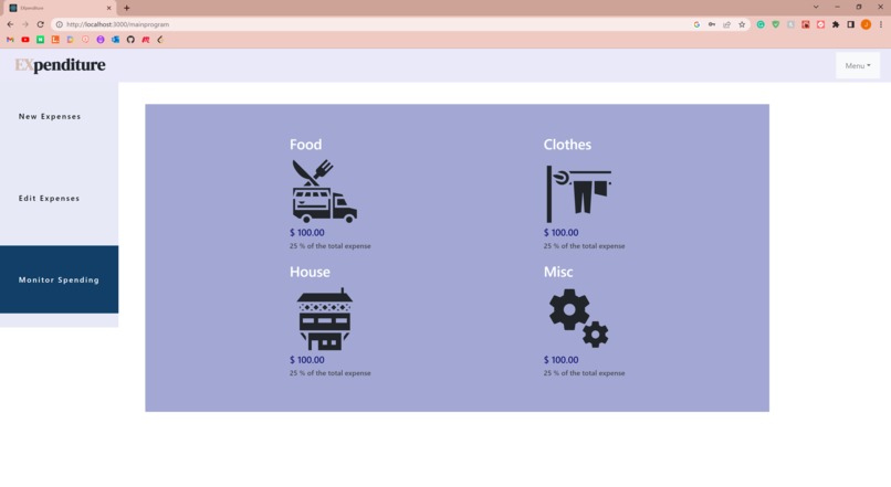 EXpenditure – screenshot 3