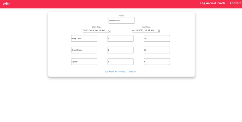 Lyftr – screenshot 4