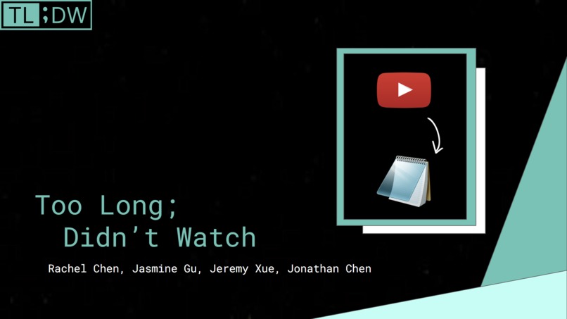 TLDW - Too Long; Didn't Watch – screenshot 1