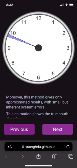Finding South With A Clock – screenshot 10