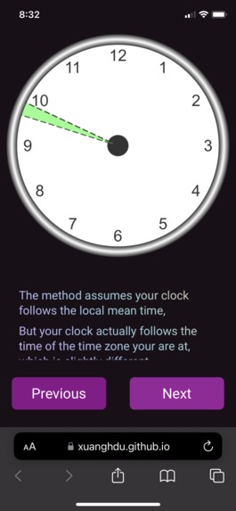 Finding South With A Clock – screenshot 9