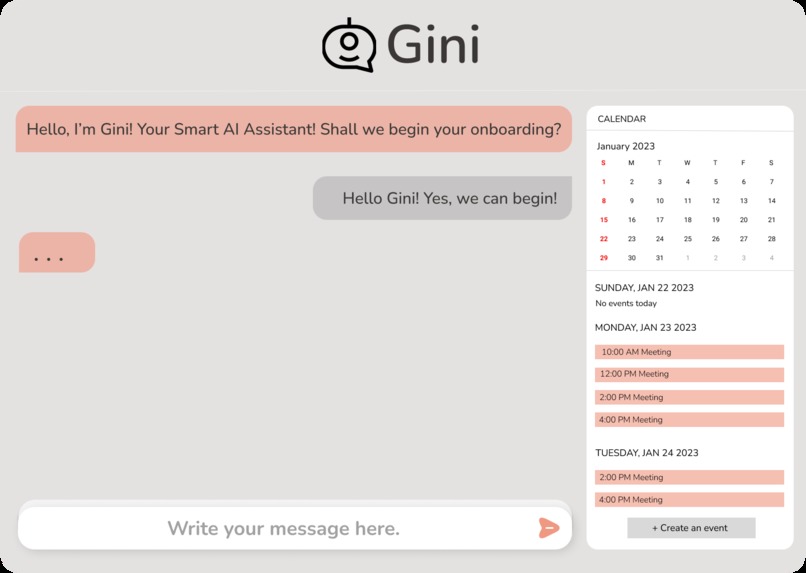 Gini - The Smart Onboarding Assistant – screenshot 3