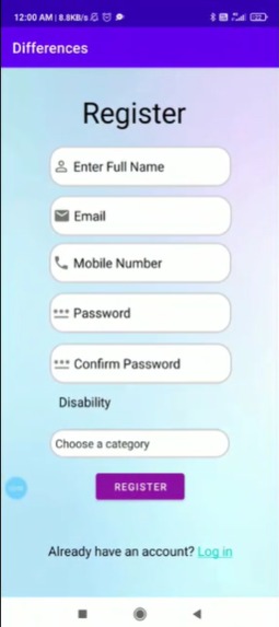 Differences – screenshot 1