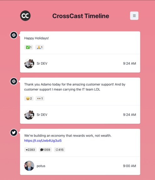 CrossCast – screenshot 1