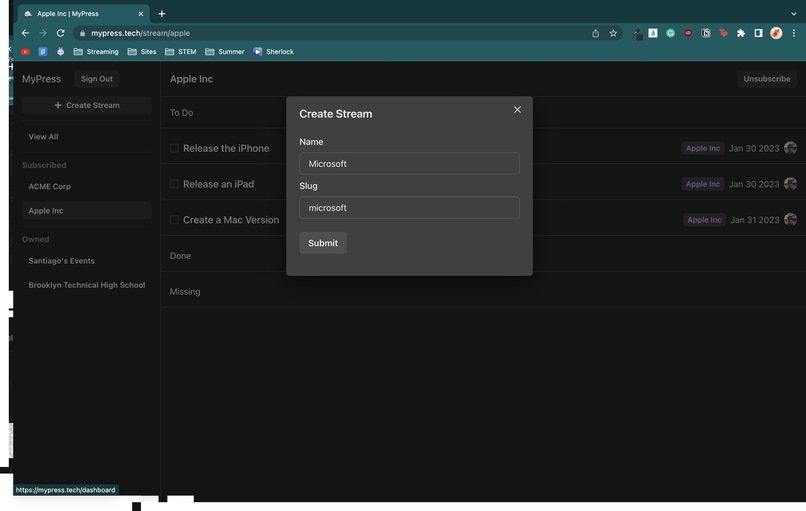 MyPress – screenshot 4