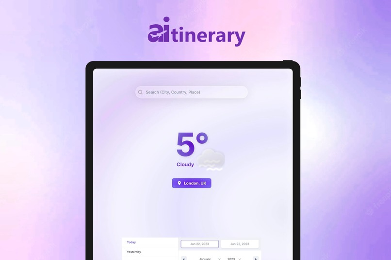 AI-tinerary – screenshot 1