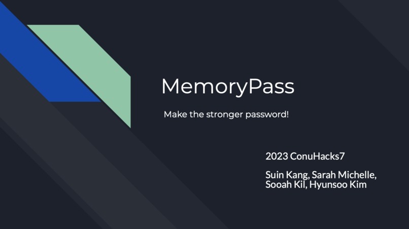 MemoryPass – screenshot 2
