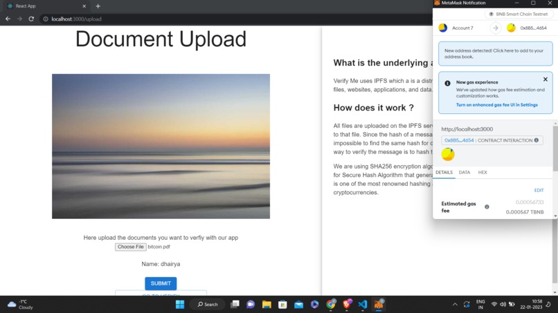 VerifyMe – screenshot 8