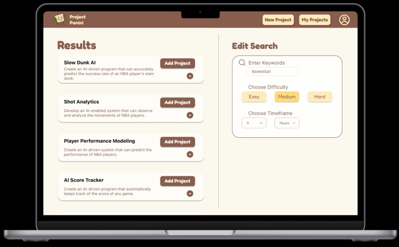 Project Panini – screenshot 3