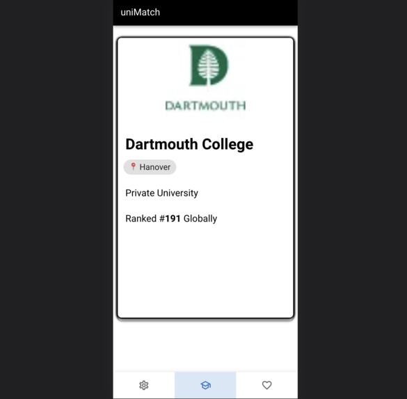 uniMatch – screenshot 3