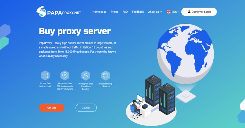 PapaProxy – screenshot 1