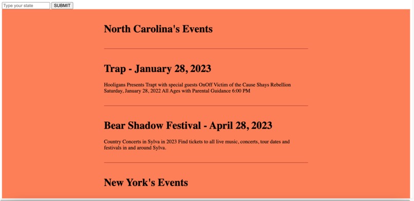 Local Events – screenshot 1