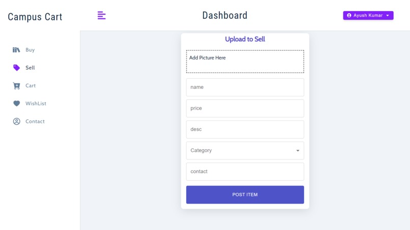 Campus-Cart – screenshot 4