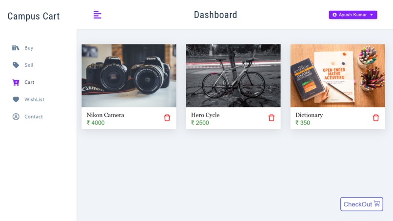 Campus-Cart – screenshot 5