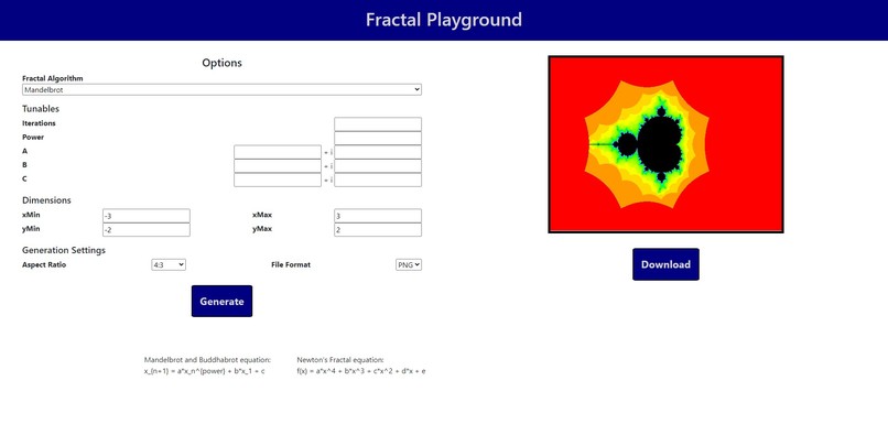 Fractal Playground – screenshot 2