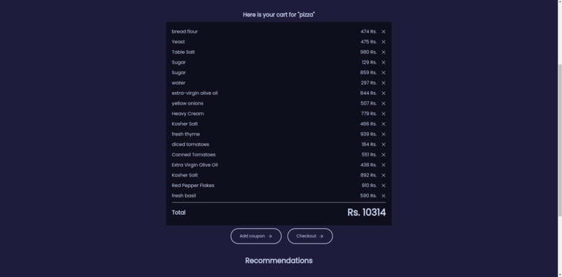 KitchenCart – screenshot 2