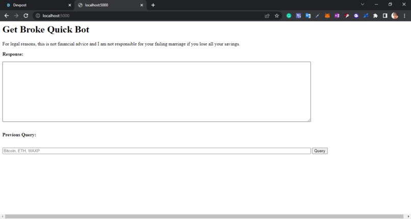 Get Broke Quick Bot – screenshot 1