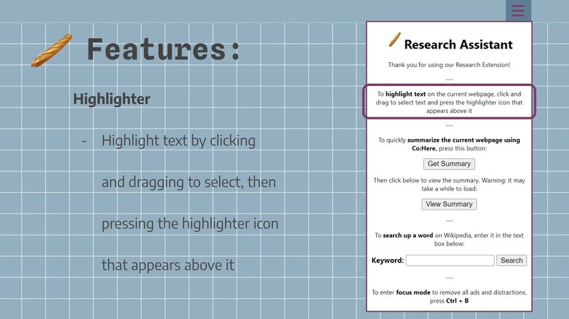 Research Assistant Chrome Extension – screenshot 2