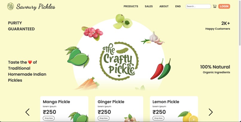 Savoury Pickles – screenshot 1