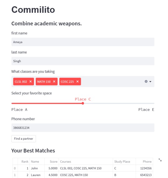 Team #25 - Commilito – screenshot 2