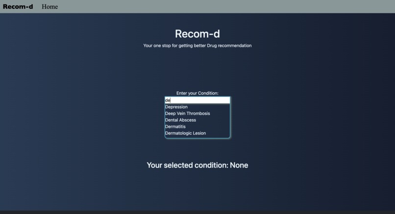 Recom-D – screenshot 2