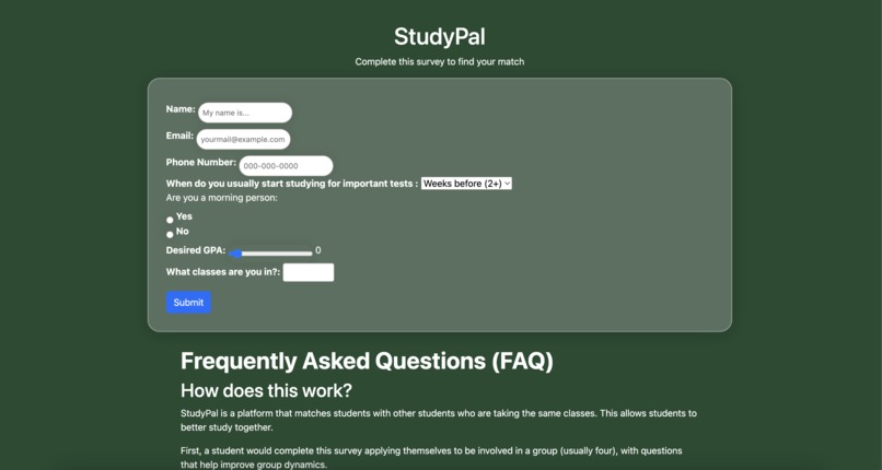 StudyPal – screenshot 2
