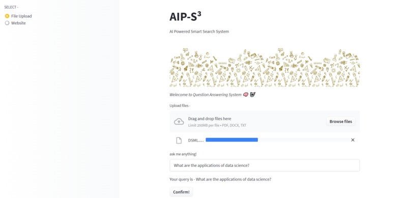 AI Powered - Smart Search System (AIP-S³) – screenshot 1