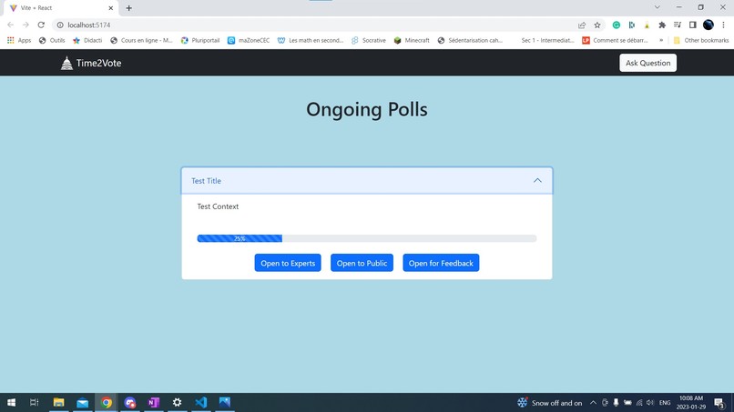 Time2Vote – screenshot 2