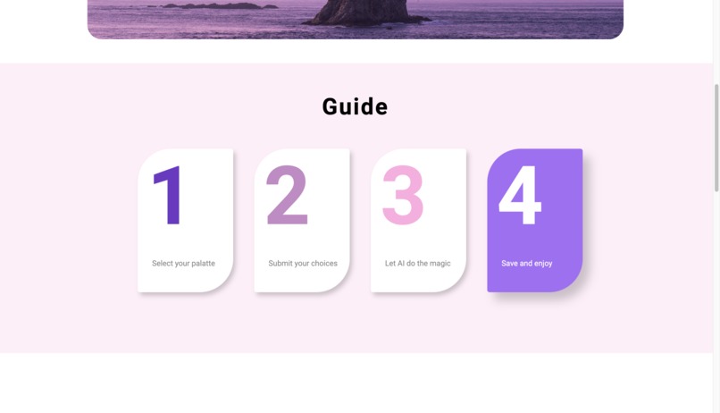 ColorScape: An AI tool to visualize unknown landscapes – screenshot 2