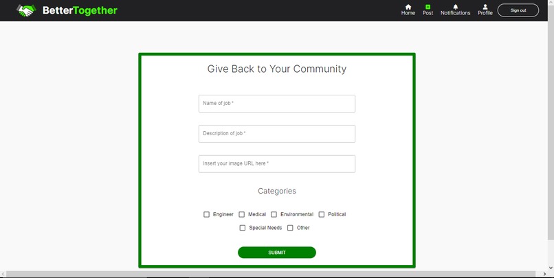 BetterTogether – screenshot 2