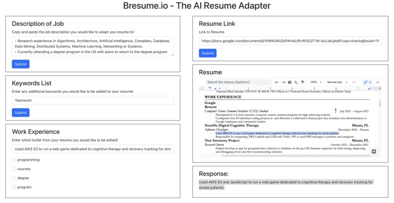 BResume.io – screenshot 1