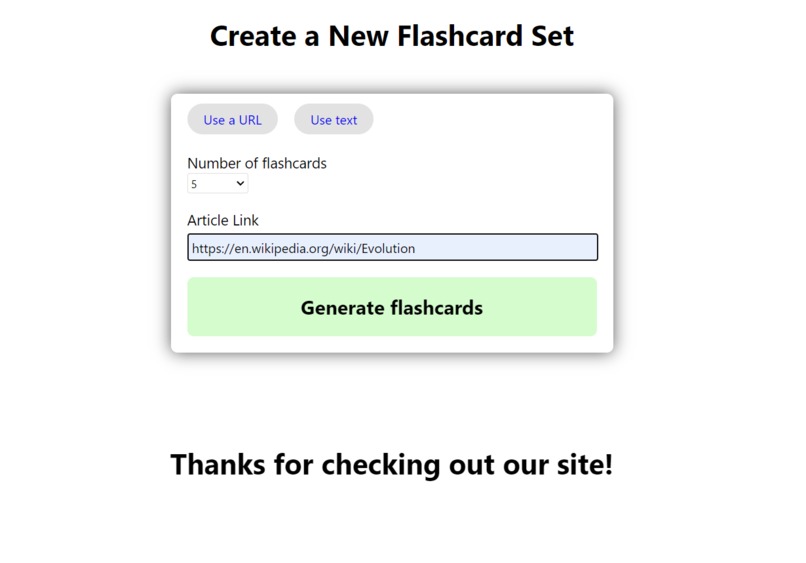 FlashCardify – screenshot 1