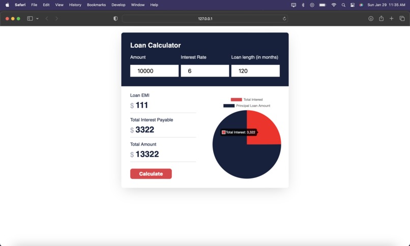 Loan Calculator – screenshot 1