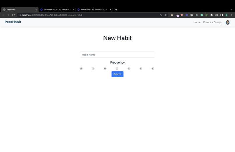 PeerHabit – screenshot 2