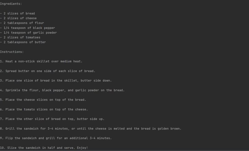 Recipe Maker – screenshot 1