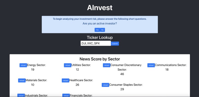 AInvest – screenshot 1