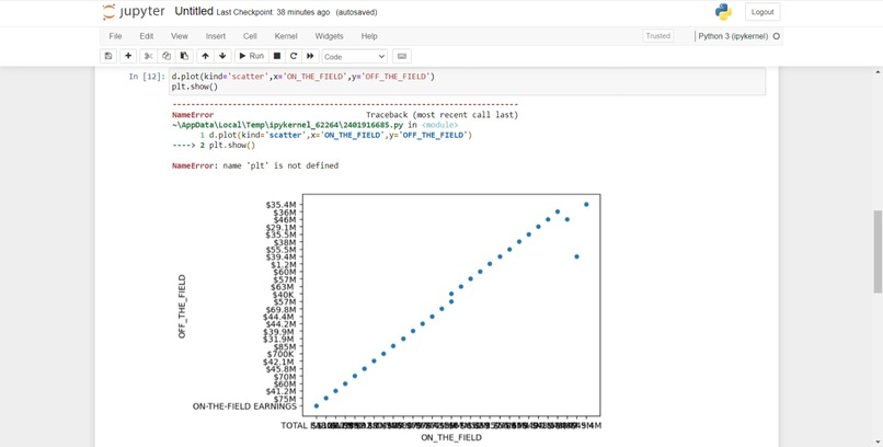 atheletes detection using data science – screenshot 1