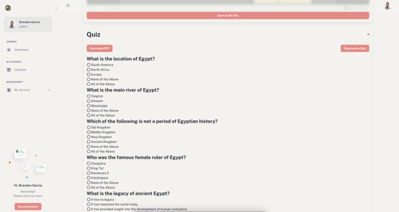 AI Teacher Assistant (AITA) – screenshot 5
