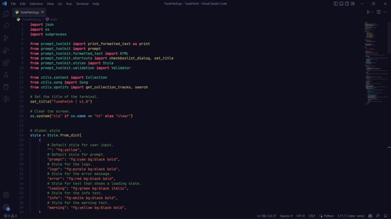 TuneFetch – screenshot 1