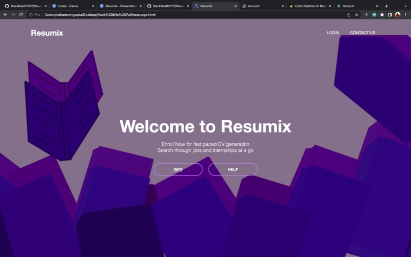 Resumix – screenshot 1