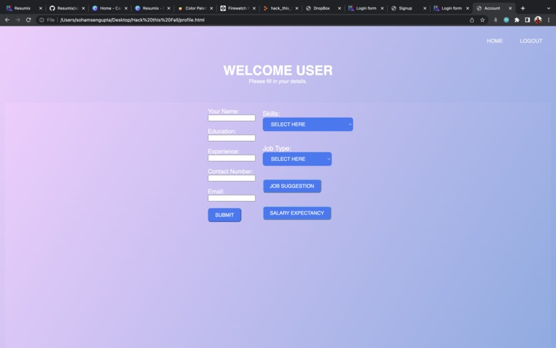 Resumix – screenshot 5