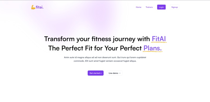 FitAi – screenshot 1